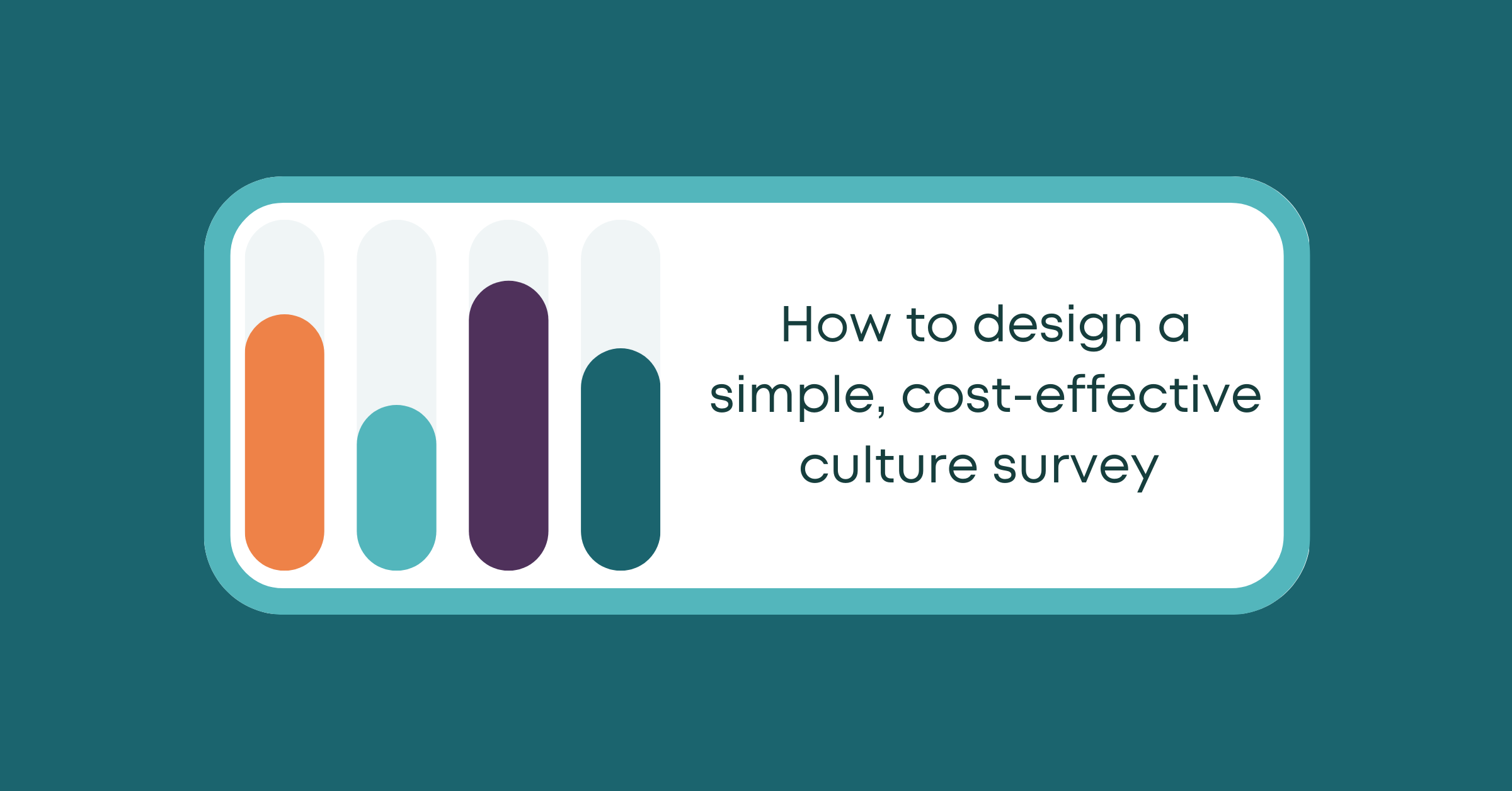 How to design a simple, cost-effective culture survey