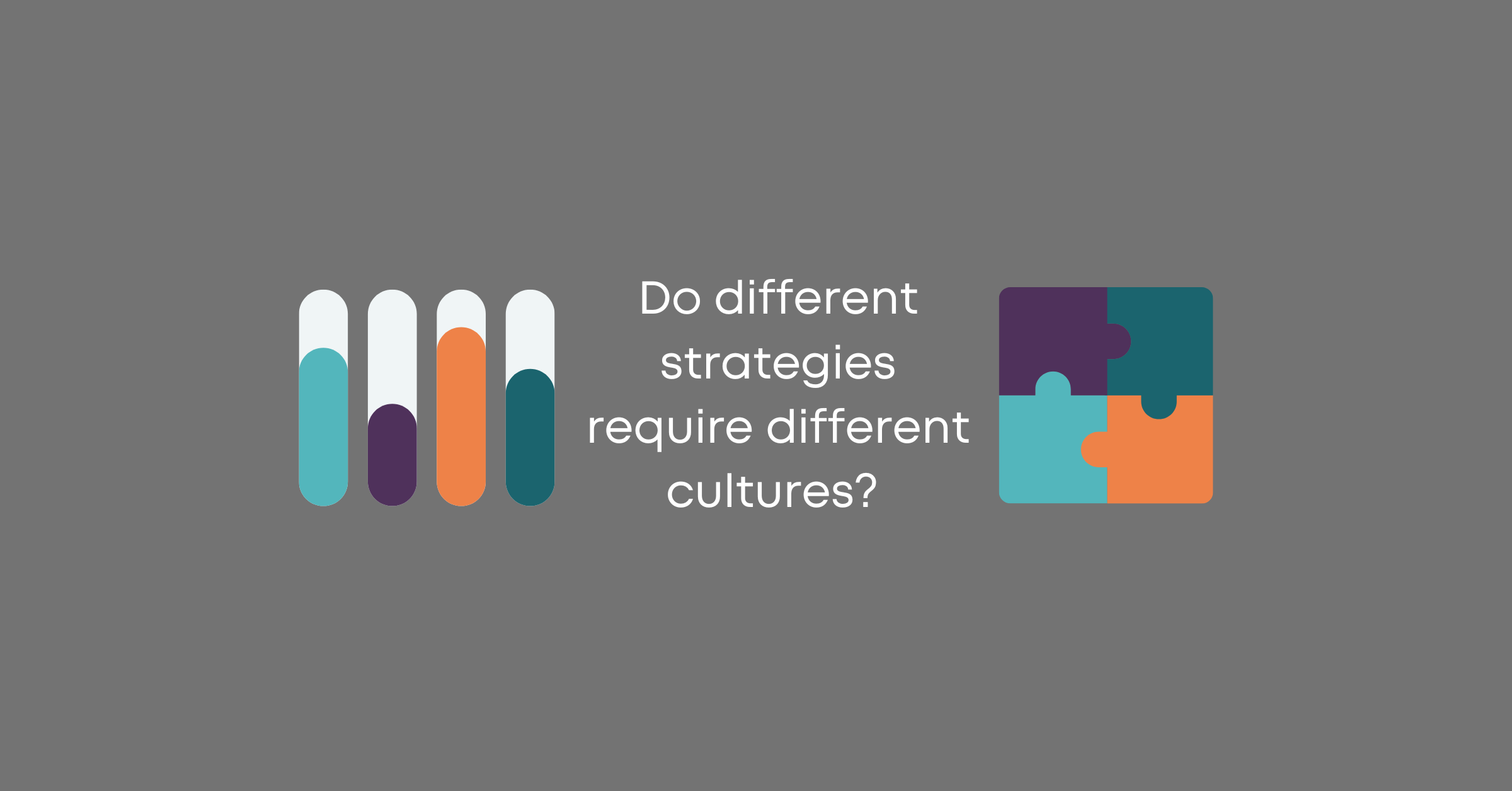 Do different strategies require different cultures?