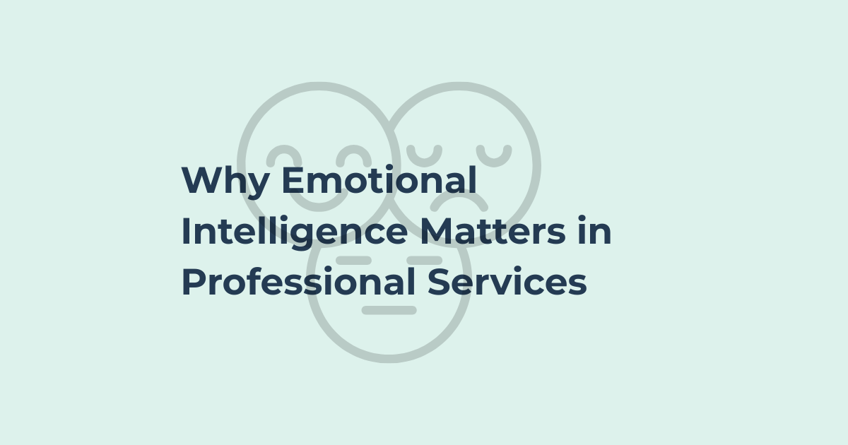 Illustration showing the role of emotional intelligence in professional services leadership