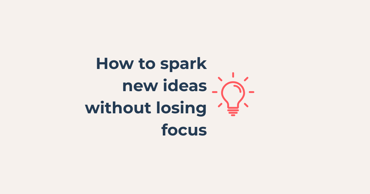 Abstract illustration representing ideation and creative strategy